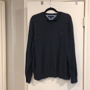 Long Sleeve Tommy Hilfiger Grey Sweater